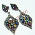 Chandelier Rose Cut Diamond 925 Sterling Silver Fine Women Gift Earring CSJ234