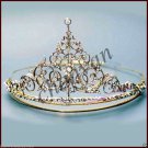 Royal Party Antique INSPIRE  6.20Ct Rose Cut Diamond 925 Silver Tiara Crown @CSJ
