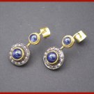 Vintage/Antique INS Handmade Rose Cut Diamond 925 Sterling Silver Cute Earring