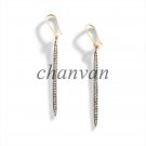 Vintage Antique INSP Deco Rose Cut Diamond 925 Sterling Silver Earring CSJ71017
