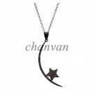 Star & Moon Antique INSP Handmade Rose Cut Diamond 925 Silver Pave Pendant @CSJ