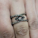 Antique Inspire 1.66Ct Rose Cut Diamond 925 Sterling Silver Pave Ring CSJ158