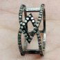 Antique Inspire 1.66Ct Rose Cut Diamond 925 Sterling Silver Pave Ring CSJ158
