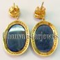 Vintage Antique Victorian Look 1.56Ct Rose Cut Diamond 925 Silver Earring CSJ091