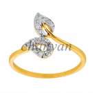 Handcrafted Round Diamond Solid 14K Gold Hallmark Engagement Ring CSJ 191