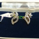 Handcraft  0.60Ct Natural Diamond Solid 14K Gold Hallmark Stud Earring @Ebay CSJ
