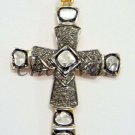 Vintage Antique Style 2.00Ct Rose Cut/Polky Diamond Sterling Silver Pendant CSJ