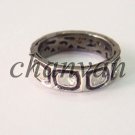 Pave Vintage Look 0.50Ct Rose Cut Polki Diamond Sterling Band Ring Jewelry CSJ79