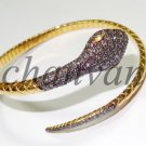 Victorian Look Snake Rose Cut Diamond 925 Sterling Silver Fine Bracelet @CSJ202
