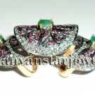 Vintage/ Antique Look 2.50Ct Rose Cut Diamond Silver Ruby Knuckle Ring @CSJ180