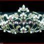 Royal Party Vintage Inspire 3.90Ct Rose Cut Diamond 925 Silver Pearl Tiara Crown