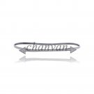 Victorian Look !! Rose Cut Diamond 92.5% Sterling Silver Arrow Palm Bracelet