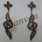 Victorian/Antique Style Estate 1.80Ct Rose Cut Diamond 925 Silver Earring @Ebay4