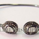 Antique/ Vintage Style 0.45Ct Rose Cut Diamond Polki 925 Silver Bracelet @CSJ447