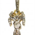 Handmade Vintage Insp Natural Rose Cut/Polki Diamond 925 Silver Pendant CSJ814