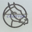 Vintage/Antique/Victorian Look 3.00Ct Rose Cut Diamond 925 Silver Brooch CSJ816