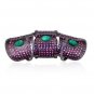 Vintage Look Handmade 2.40Ct Ruby Emerald Sterling Silver Knuckle Ring @CSJ14317