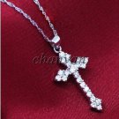 Cross !! 0.60C Diamond Solid 10K Gold Regular/Party Gift Pendant (Without Chain)