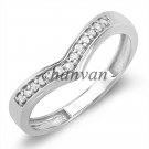 Handmade 0.30Ct Diamond Solid 10K Gold Wedding Engagement Gift Ring @chanvan