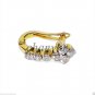 Valentine Natural 0.15Ct Diamond Solid 14K Gold Nose Piercing Pin Jewelry @CSJ