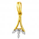 Handmade 0.22 Ct Natural Diamond Hallmark Solid 14K Gold Women Pendant CSJ309