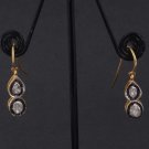 Antique Style Handcrafted Polky Diamond Sterling Silver Pave Earring CSJ1310