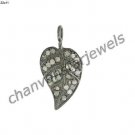 Vintage/Antique Look 0.40 Ct Rose Cut Diamond Sterling Silver Pendant Jewelry322