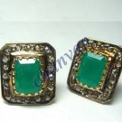 Vintage/Antique Look 0.62Ct Rose Cut Diamond 92.5% Silver Stud Earring CSJ382