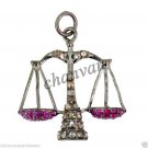 Antique Vintage Look 0.41CT Rose Cut Diamond Sterling Silver Pendant @Ebay CSJ