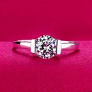 VVS1 Solitaire 1.80Ct Simulated Diamond 925 Silver Engagement Ring CSJ2117