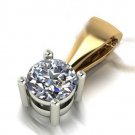 Handcrafted Simulated Diamond 925 Silver Women Pendant Jewelry CS21417