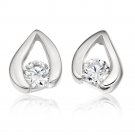 Fabulous Women Sterling Silver Solitaire 2.70Ct Diamond Stud Earring CSJ001