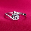 Wedding Engagement Round Solitaire 1.80C Diamond 925 Silver Handmade Ring CSJ128