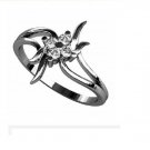 Wedding Style Simulated Diamond 925 Sterling Silver Gift Ring Jewelry CSJ7317