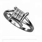 Wedding Style Simulated Diamond 925 Sterling Silver Gift Ring Jewelry @CSJ7317