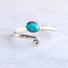 Unique !!92.5% Sterling Silver Turquoise Wedding Gift Ring Jewellery@ Ebay CSJUS