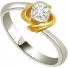 Engagement VVS1 Round Solitaire 1.70Ct Simulated Diamond 925 Silver Ring CSJ2217