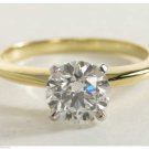 Solitaire Look 1.85CT Simulated Diamond 925 Silver Wedding Ring Jewelry @CSJ US