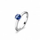 Stamped 925 Sterling Silver Engagement Women Blue Stone Cute Ring Jewelry@ CSJUS