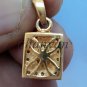 Vintage Repro. 0.80Ct Rose Cut/Polky Diamond 925 Silver Unique Pendant csj206
