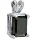 Women Black Diamond 925 Silver Wedding Cute Fine Pendant Jewelry22317 No Reserve