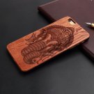 Natural U I Brand New Wood Phone Case For iPhone 5 5S 6 6S 6Plus 7 elephant nose (iPX)