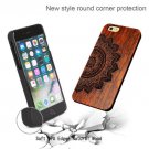 Natural U I Brand New Wood Phone Case For iPhone 5 5S 6 6S 6Plus 7 Soft TPU Edge (iPX)