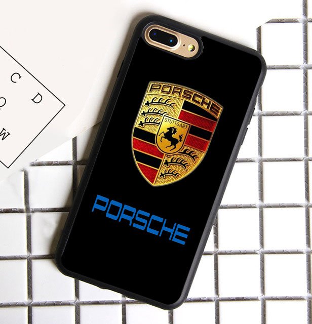 porshe23D07 Logo Blue HOT RARE iPhone 5 6 7 8 10 SE Plus Case (iP8)