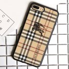Burberry23D07 Brown HOT RARE iPhone 5 6 7 8 10 SE Plus Case (iP6Plus)