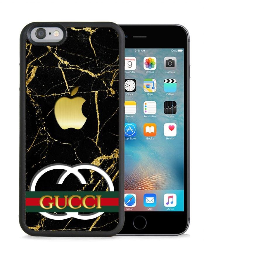 gucci23D07 snake black Mickey Mouse HOT RARE iPhone 5 6 7 8 10 SE Plus Case (iP6)