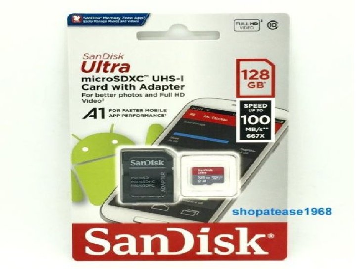 Sandisk 128G Ultra MicroSDXC Micro SD SDXC SDHC 128GB Class 10 100MB/s UHS-I,
