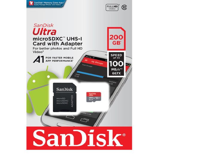 Карта памяти microsd sandisk ultra 64gb uhs i sdsqunr 064g gn3mn