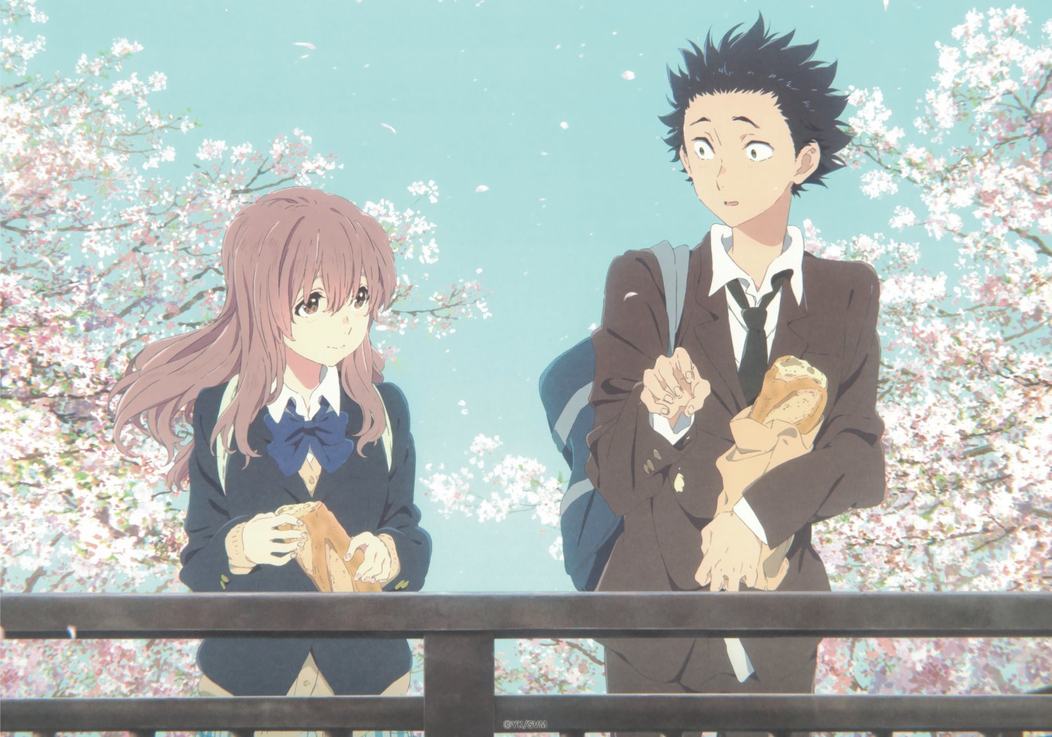 Anime Poster 12x18 Silent Voice Movie 714587 Shouko Nishimiya Shouya Ishida