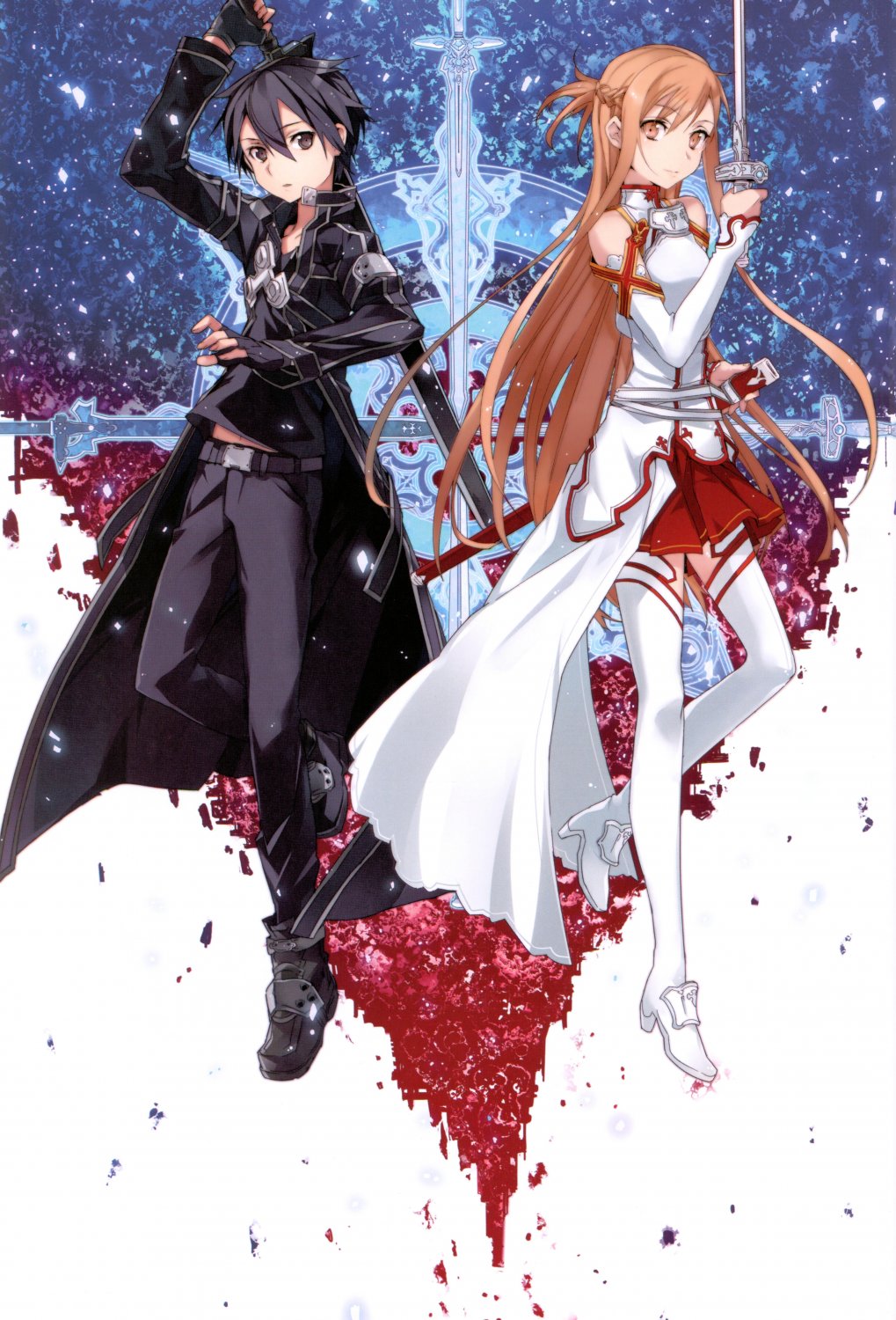 Anime Poster 12x18 Sword Art Online 717998 Kirito Asuna Yuki Kirigaya Kazuto 7457